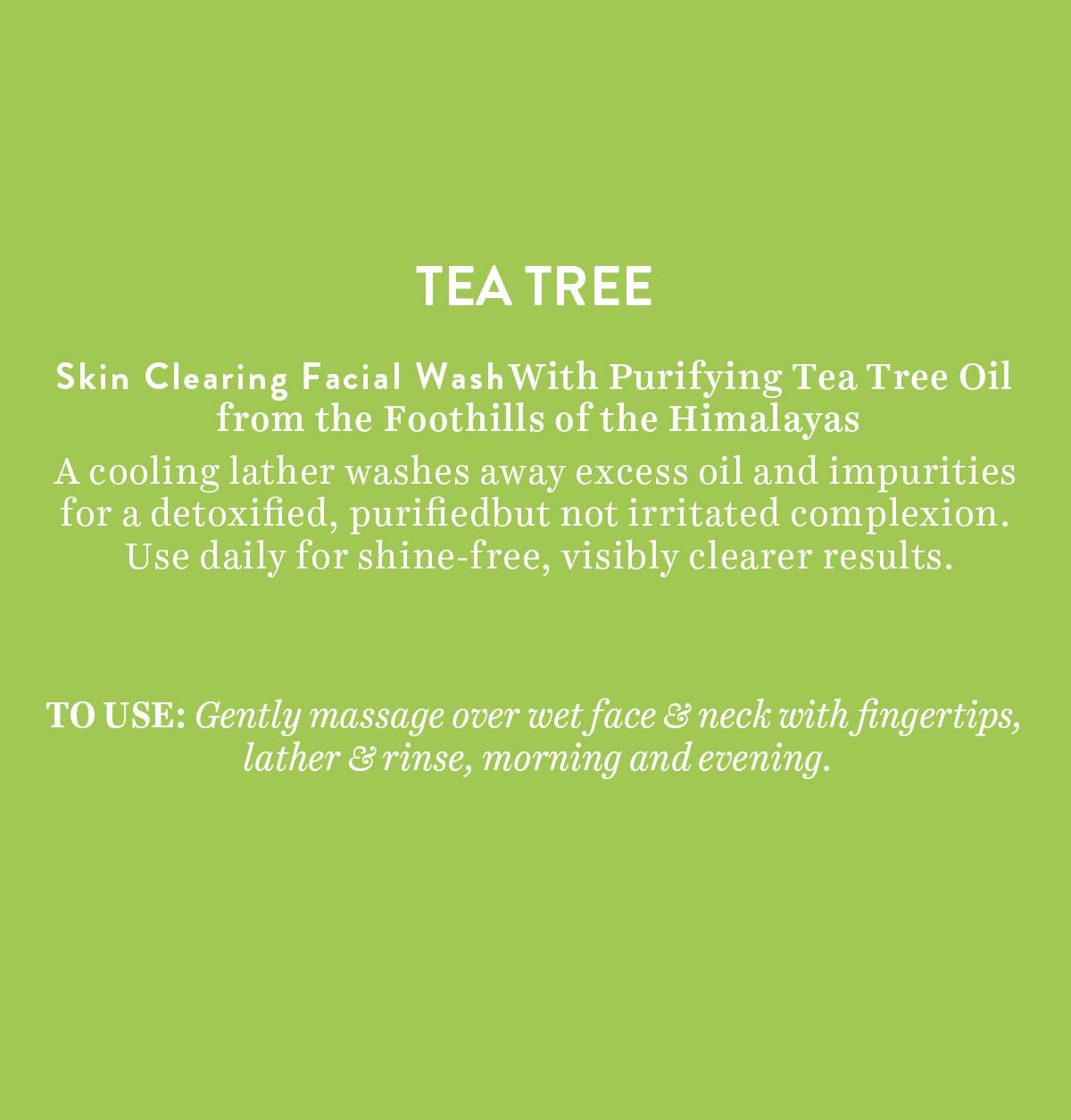 Biotique Tea Tree Skin Clearing Normal to Oily Skin Face Wash, 150 ml | Treats Acne, Pimples, Clear Skin | Paraben & SLS Free