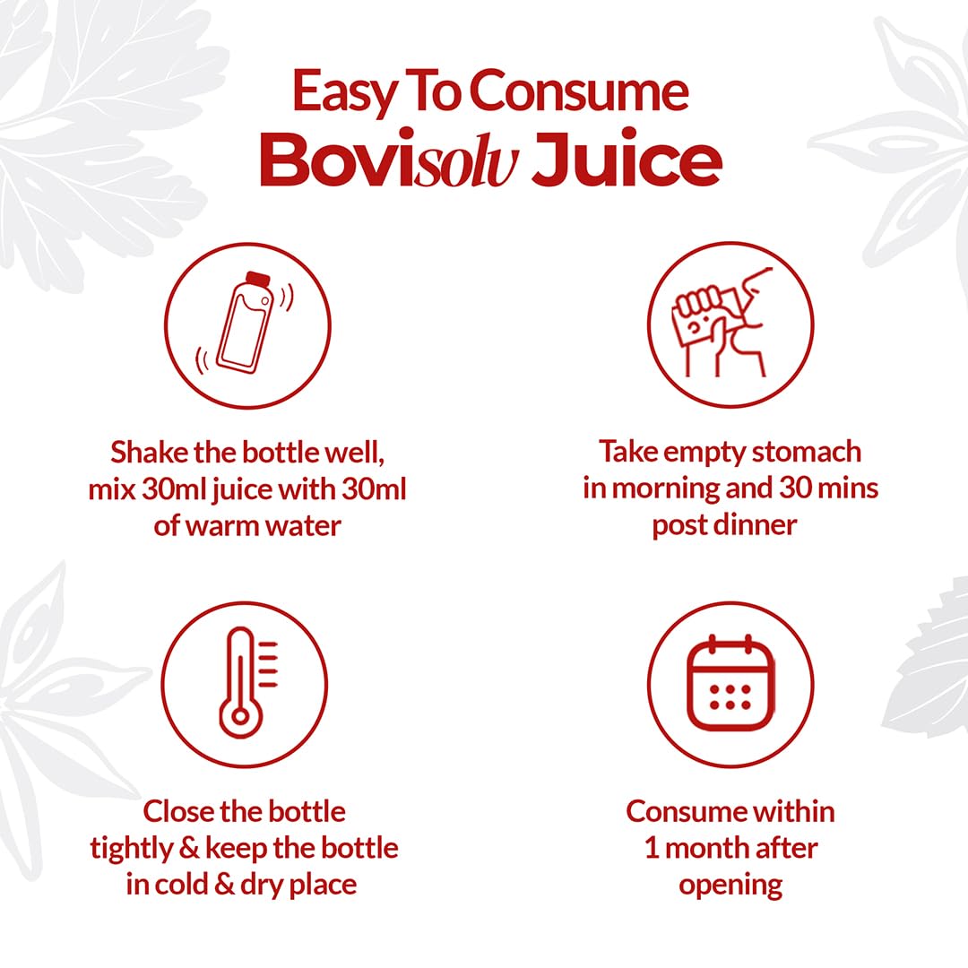 Krishnaâ€™s Bovisolv Juice 1000 ml | IBS-Friendly | Digestive Wellness Drink | Ayurvedic Liquid for Sensitive Gut Lifestyle
