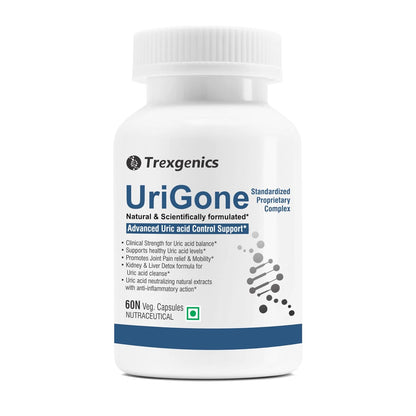 Trexgenics URIGONE Advanced Uric acid Support Proprietary Natural Formula(60 Veg caps) (1)