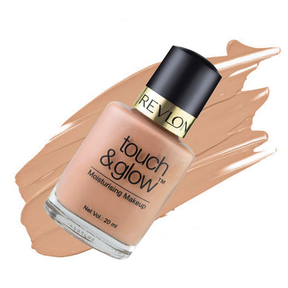 REVLON Touch And Glow Liquid High Coverage Make Up For All Skin Type , Natural Mist , 20Ml