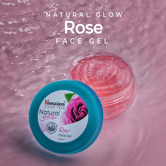 Himalaya Natural Glow Rose Face Gel 100ML, Red