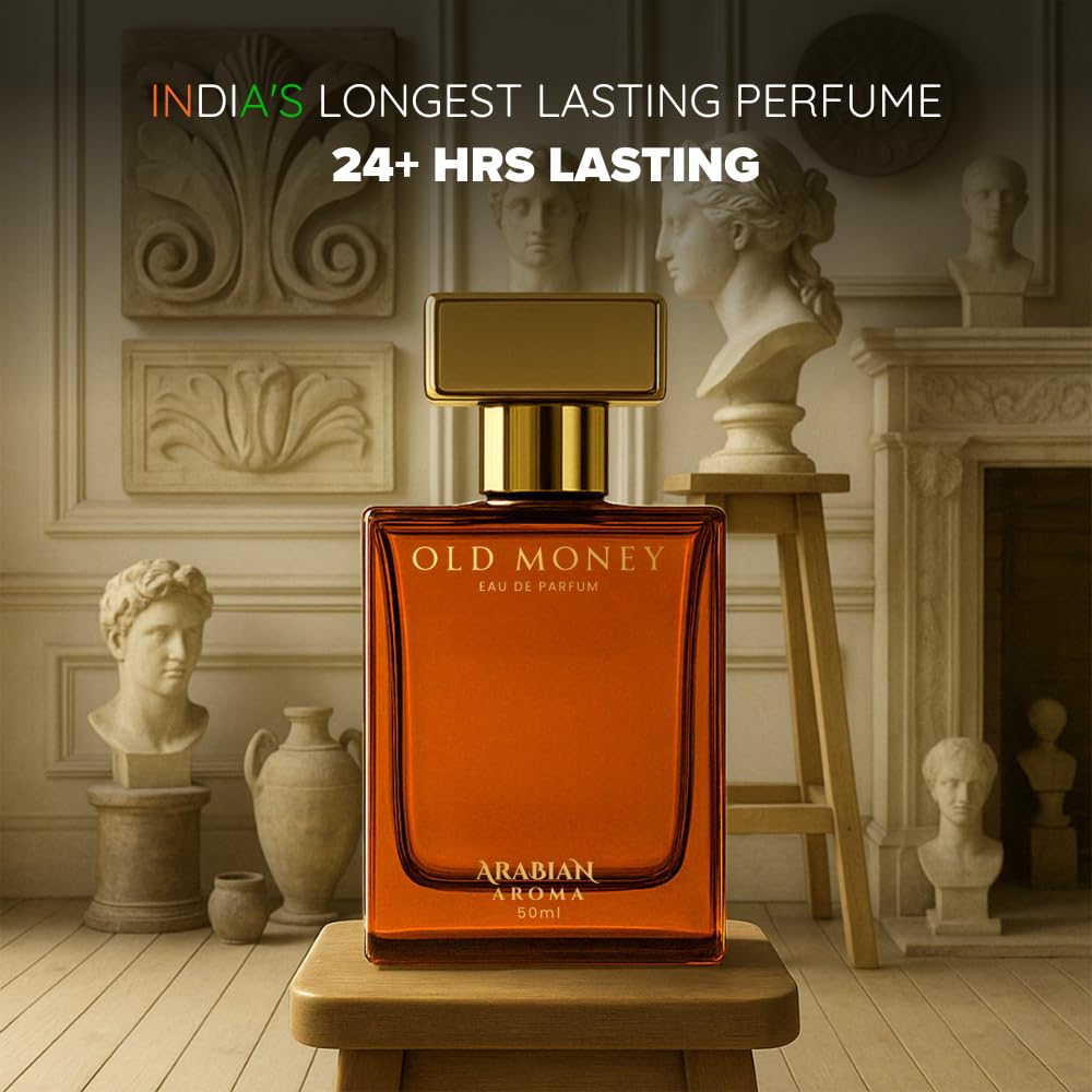 Arabian Aroma Old Money Eau de Parfum â€“ Long Lasting Perfume for Man â€“ Mens Perfumes Long Lasting â€“ 50ml