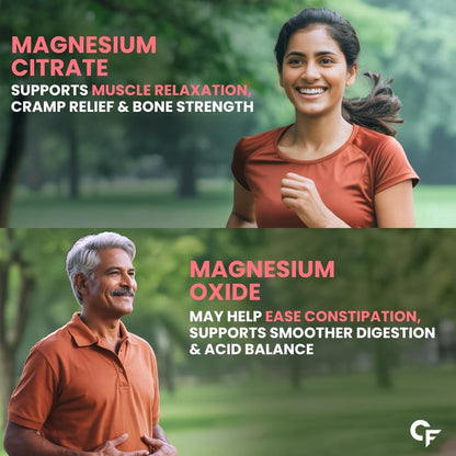 Carbamide Forte 5X Strength Magnesium Supplement with Magnesium Glycinate & Citrate, plus Triple Mineral Complex | 2000mg Per Serving | 120 Tablets