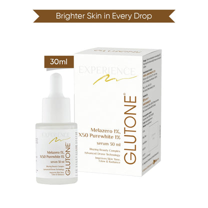Glutone Skin Brightening Serum | Liposomal Glutathione | Evens Skin Tone| 30ml