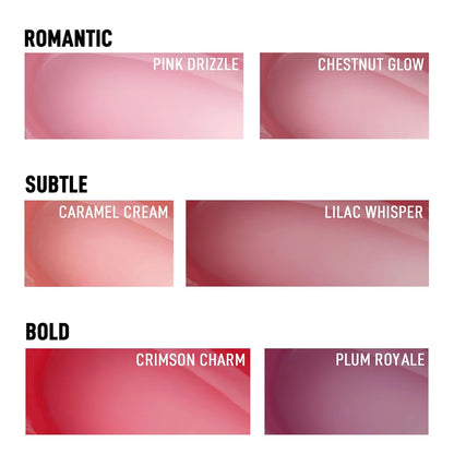 RENEE Lip Drip Glossy Lip Balm- Crimson Charm, High Shine, Lightweight & Long Lasting, Soft & Supple, Easy Glide Formula, Rich Pigment, Non-Sticky, Non-Drying, Hyaluronic Acid & Vitamin E Infused 2.3g
