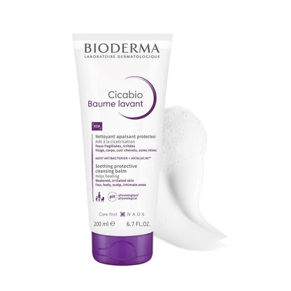 Bioderma Cicabio Baume Lavant Cleansing Balm for Weakened and Irritated Skin