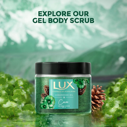 Lux Essence of Himalayas | Cedarwood Oil & Cica|100% Natural himalayan oil | Soothing Body Wash 400 ml