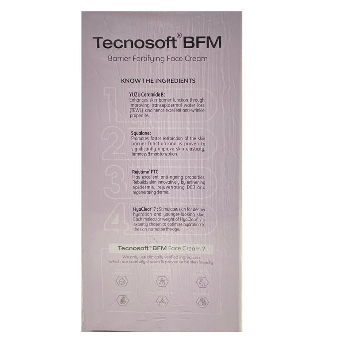 Dermashoap Tecnosoft BFM Face Cream â€“ Strengthens Skin Lipid Barrier, Rebalances Microbiome, Deeply Moisturizes Dry Skin, Reduces Wrinkles And Fine Lines â€“ 50gm