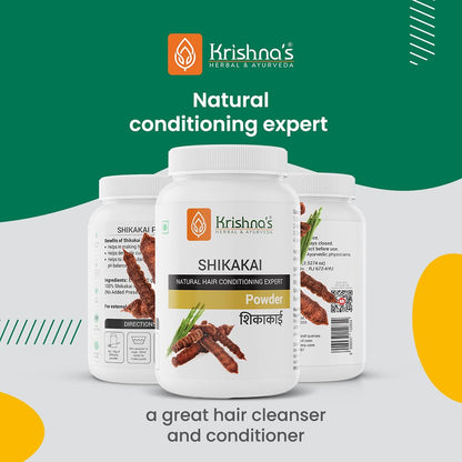 Krishnaâ€™s Shikakai Powder 100 g| Organic Shikakai Powder for Controlling Hair Fall & Dandruff
