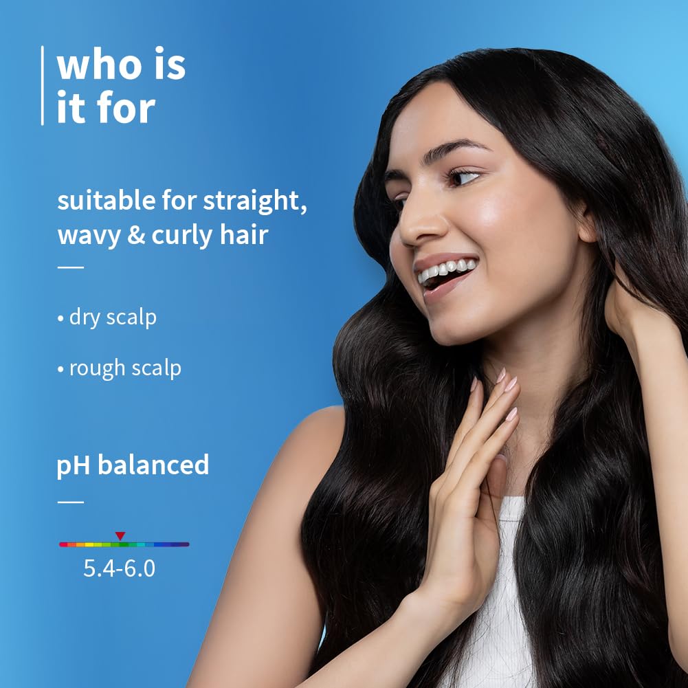 Plum Coconut Milk & Peptides Shampoo for Dry & Frizzy Hair | Provides 22X Shiny & Softer | Paraben-Free | Hair Shampoo for Women & Men | for Straight, Wavy & Rough Hair | pH Balanced | 75ml