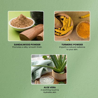 MOUNTAINOR Turmeric Hair Removal Wax Powder for Face & Body - Women, Clinically Tested Herbal Facial 5Min Non-strip, Painless, No Harmful Chemical, Irritation, Skin Rashes 100g
