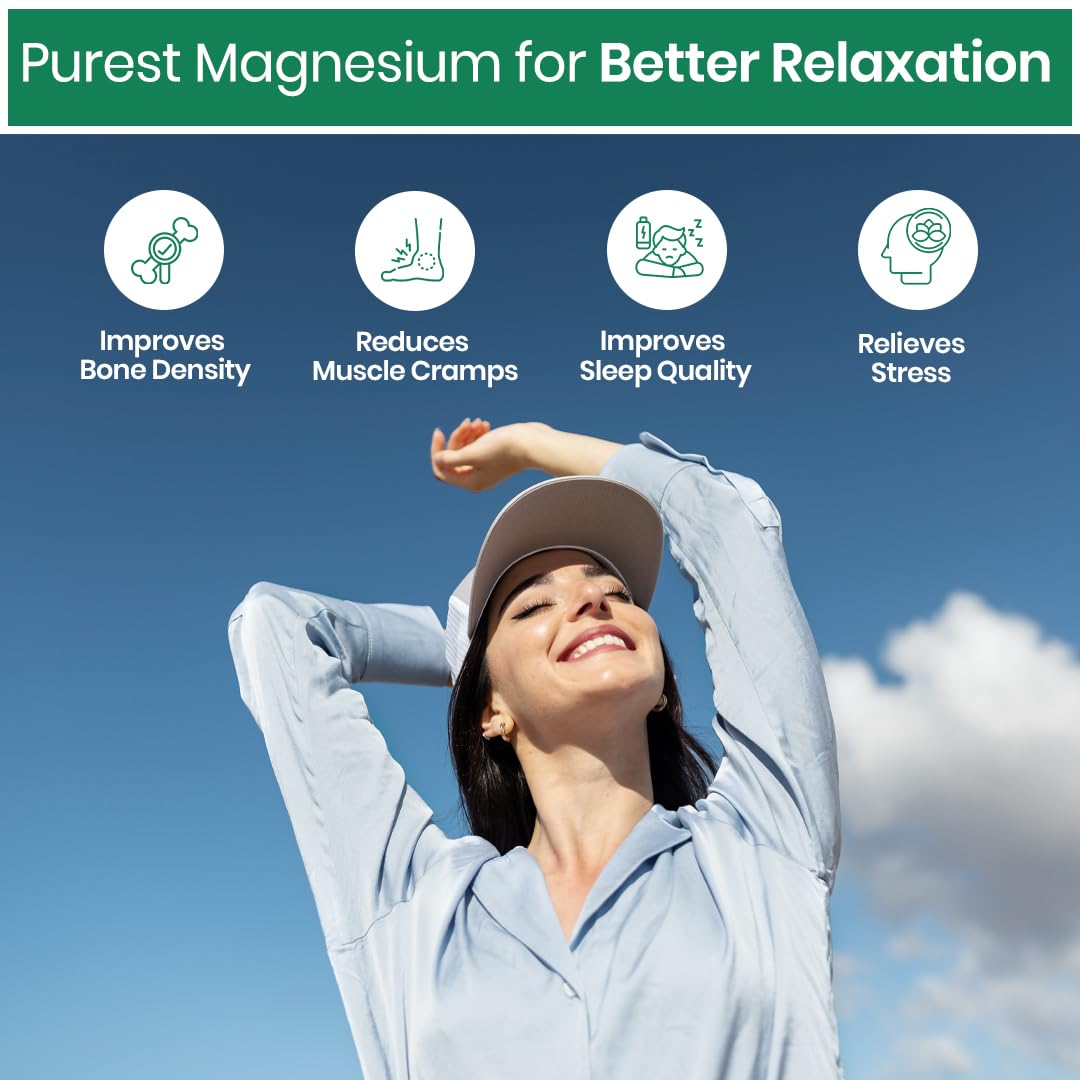 Vladoâ€™s Himalayan Organics Magnesium Citrate + Glycinate + Oxide Complex 1660 mg - Triple Magnesium Complex Supplement For Men And Women | Boost Heart, Nerve & Muscle Health | Good For Strong Bones | Clinically Proven - 120 Vegetarian Tablets