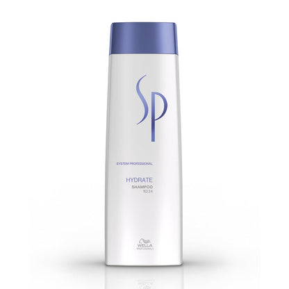 Wella Professionals SP Hydrate Shampoo for Frizzy and Dry Hair | Intense Hydration for Dull & Flaky Scalp | Gentle Cleansing & Lightweight Moisturisation