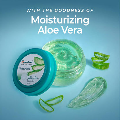 Himalaya Moisturising Aloe Vera Face Gel 100ML, Green