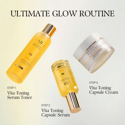 d'alba Piedmont Vita Toning capsule Cream, Deep Hydration Face Moisturizer, Glass Skin with Vita-Cera Oil Capsules, Deep Hydration Face Moisturizer, 55g