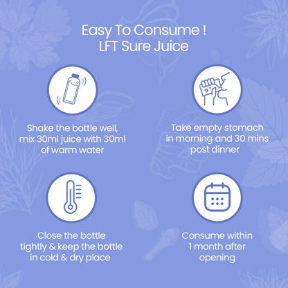 Krishna's LFT Sure Juice â€“ Enriched With 13 herbs - Natural Liver Cleanse & Detox Drink | Supports Liver Health & Digestion - 1000 ml