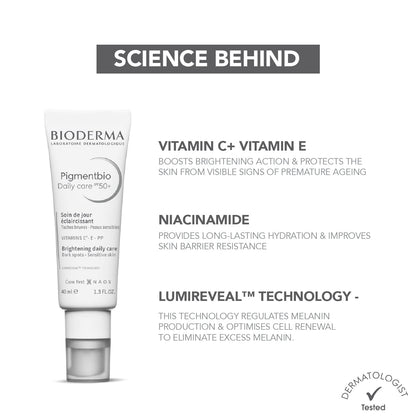 Bioderma Pigmentbio Daily Care Cream SPF 50+ 40ml