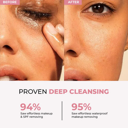 Conscious ChemistÂ® Collagen Glow Ultra Light Oil Cleanser | 50ml | Makeup Remover & Nourishing Oil Cleanser with Hydrolyzed Collagen & Peptides | Improves Elasticity, Smooths Texture & Supports Skin Barrier | For Men & Women, All Skin Types