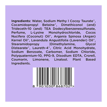 Love Beauty & Planet Argan Oil and Lavender Sulfate Free Smooth and Serene Shampoo|| No Parabens|| No Dyes|| 200ml