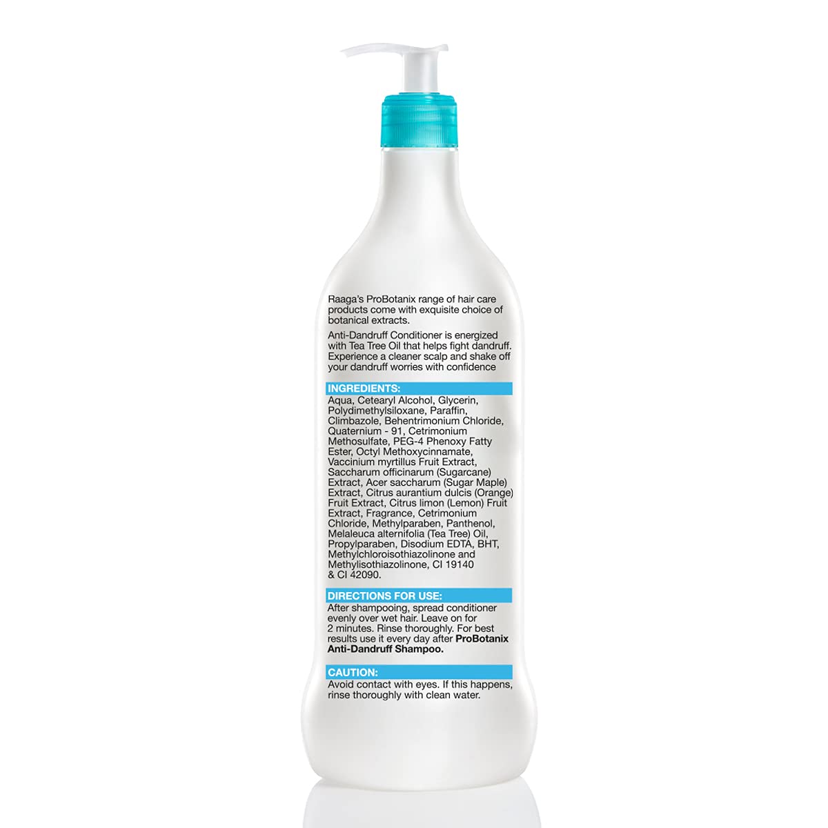Raaga Professional Pro Botanix Anti-Dandruff Conditioner, With Tea Tree Oil, Reduces Itchiness And Flaking, 1000 millilitre