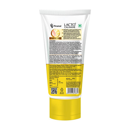 Lacto Calamine Sunscreen SPF 50 | 100g | PA ++++ Sunscreen For Oily Skin | UVA â€“ UVB | Water Resistant & No White Cast | With Kaolin Clay, Vitamin E & Lemon Extracts | Paraben Free