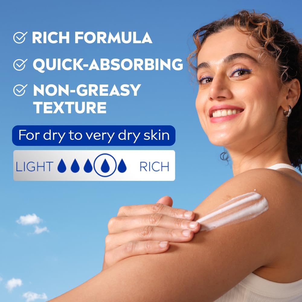 NIVEA Cocoa Nourish 400ml Body Lotion with Deep Moisture Serum| 48 H Moisturization | With Cocoa Butter & Coconut Oil | Non Greasy & Healthy Looking Skin |For Very Dry Skin