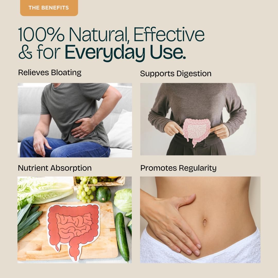 PURETIVE GUT GUARD | Superfoods Nutritional Mix | Gut Supplement for Strong Digestion, Acidity Relief, Immunity, Improves Metabolism | GUT Detox For Men & Women | 100% Pure Vegan | 100gms