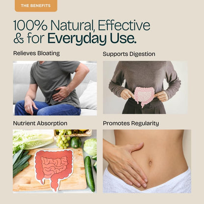 PURETIVE GUT GUARD | Superfoods Nutritional Mix | Gut Supplement for Strong Digestion, Acidity Relief, Immunity, Improves Metabolism | GUT Detox For Men & Women | 100% Pure Vegan | 100gms