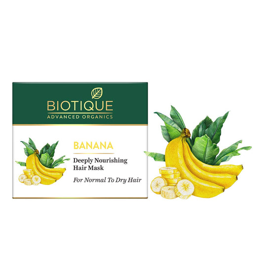 Biotique Banana Deeply Nourishing Hair Mask For Normal To Dry Hair, 175 Gram