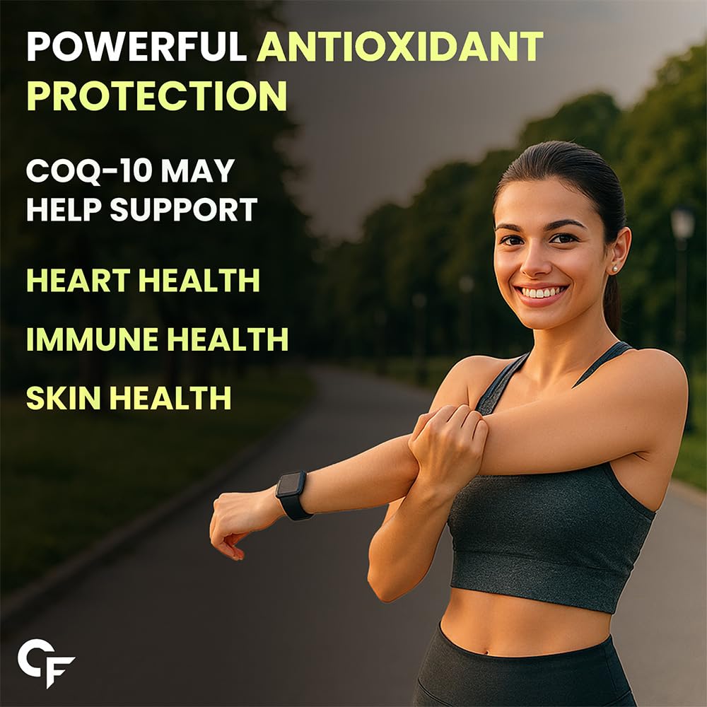 Carbamide Forte Coenzyme Q10 | CoQ10 Supplement 300mg with Selenium 40mcg | Coq10 Ubiqinol Supports Heart Health and Vascular Health | 100% Vegetarian â€“ 30 Capsules (pack of 1)