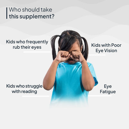 Miduty Kids Vision Improvement Strips- Lutemax 2020- Lutein- Zeaxanthin-Astaxanthin- Beta Carotene- Eye Care- Improve Eyesight- Reduce Eye strain - Support Clear Vision- 30 strips