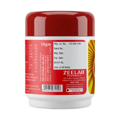 Zeelab Bagh Balm for Muscle & Joint Comfort | Herbal Pain Relief Balm with Camphor, Menthol, Wintergreen & Eucalyptus Oil | Helps Soothe Back, Neck & Shoulder Discomfort | External Use