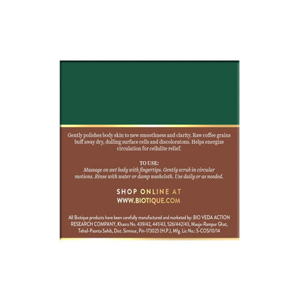 Biotique Coffee Energizing Body Scrub, 100g