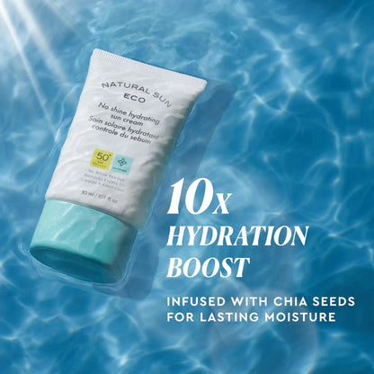 The Face Shop No Shine Hydrating Sunscreen SPF 50+ PA++++ with UVA/B protection, No White Cast, Water Resistant, Lightweight Korean Sunscreen for Oily Skin, 30ML