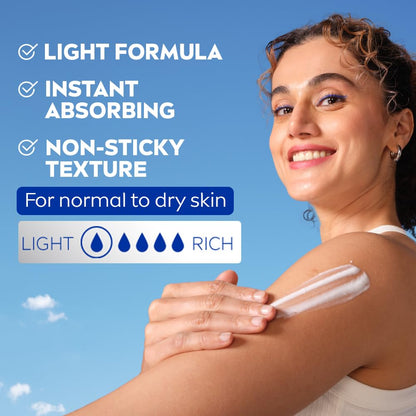 NIVEA Aloe Hydration Body Lotion, 400ml | 72H Moisturization | With Deep Moisture Serum & 100% Natural Aloe Vera Extracts | All Skin Types