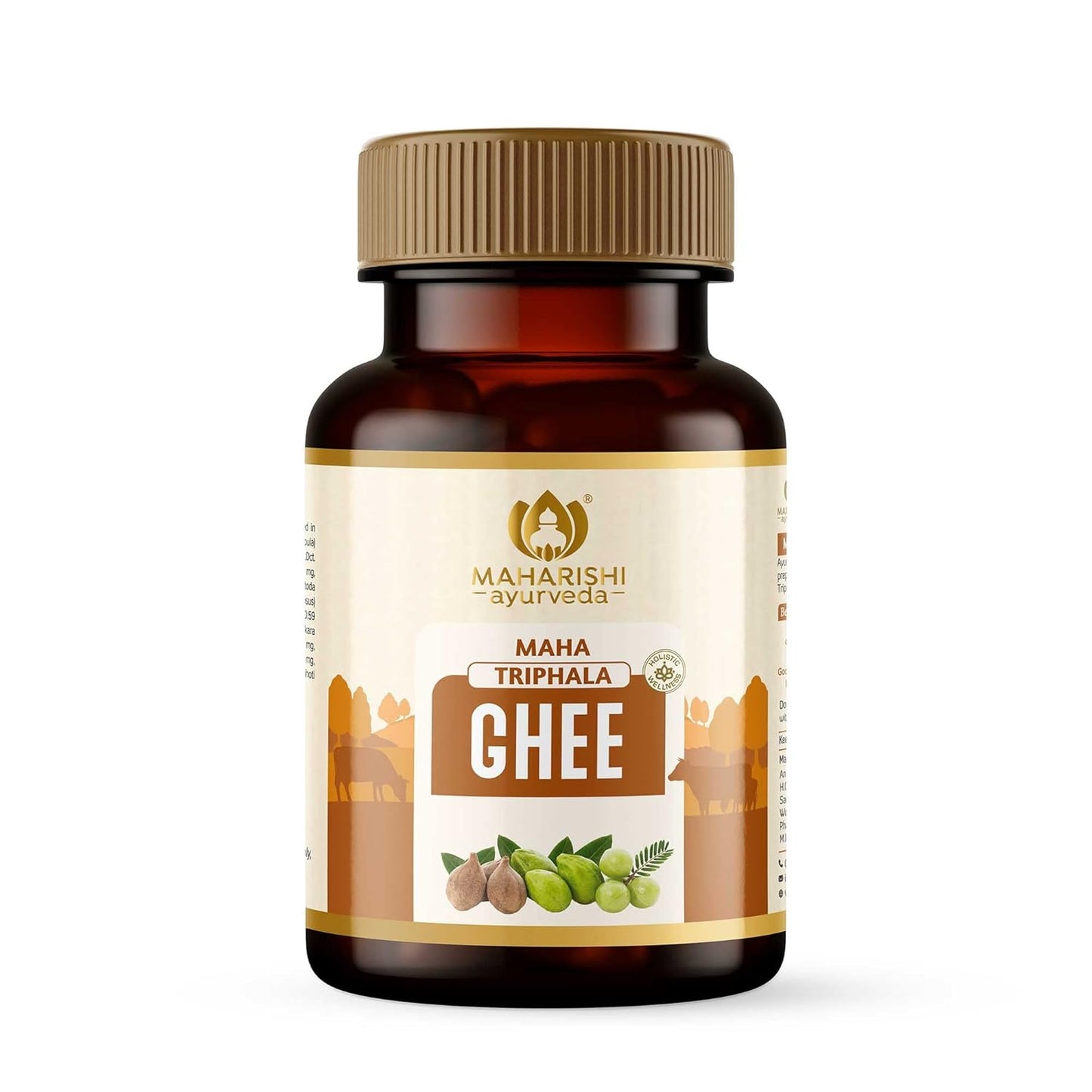Maharishi Ayurveda Triphala Ghrit | Good for eye health | Improves gut health | Brain-boosting Ghee | Builds immunity | Made with potent herbs | No side effects 100 gms