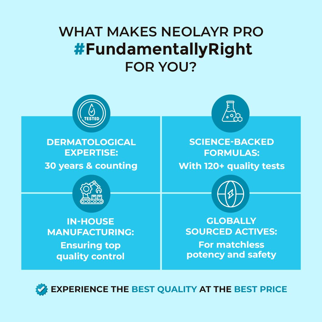 NEOLAYR Pro Enlite Skin Illuminating Day Cream | Manage Hyper-Pigmentation with SPF 50 | Biomimetic Peptide & Scotch Pine Bark Extract | 40 GM