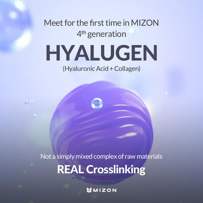 MIZON Hyalugen Le Lift Serum with Hyaluronic Acid and Marine Collagen for Fine Lines Total Face Care Youthful Skin Refreshing Lifting Korean Skincare - 30 ml