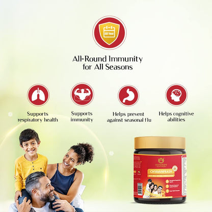 Maharishi Ayurveda Authentic Chyavanprash | Immunity Booster For All Seasons Chyawanprash | With Pure Vanshlochan | For Strength & Stamina (500gm)