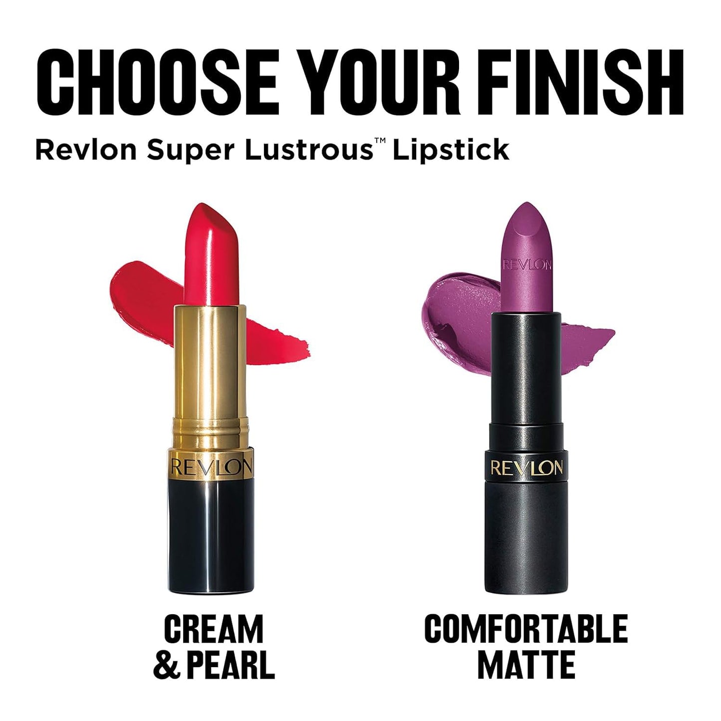REVLON Super Lustrous Creme Lipstick, 80% Conditioning Ingredients, intance color, Waterproof, Long-Lasting, 100% Vegan Lipstick, Raisin Rage (630), 4.25 gm