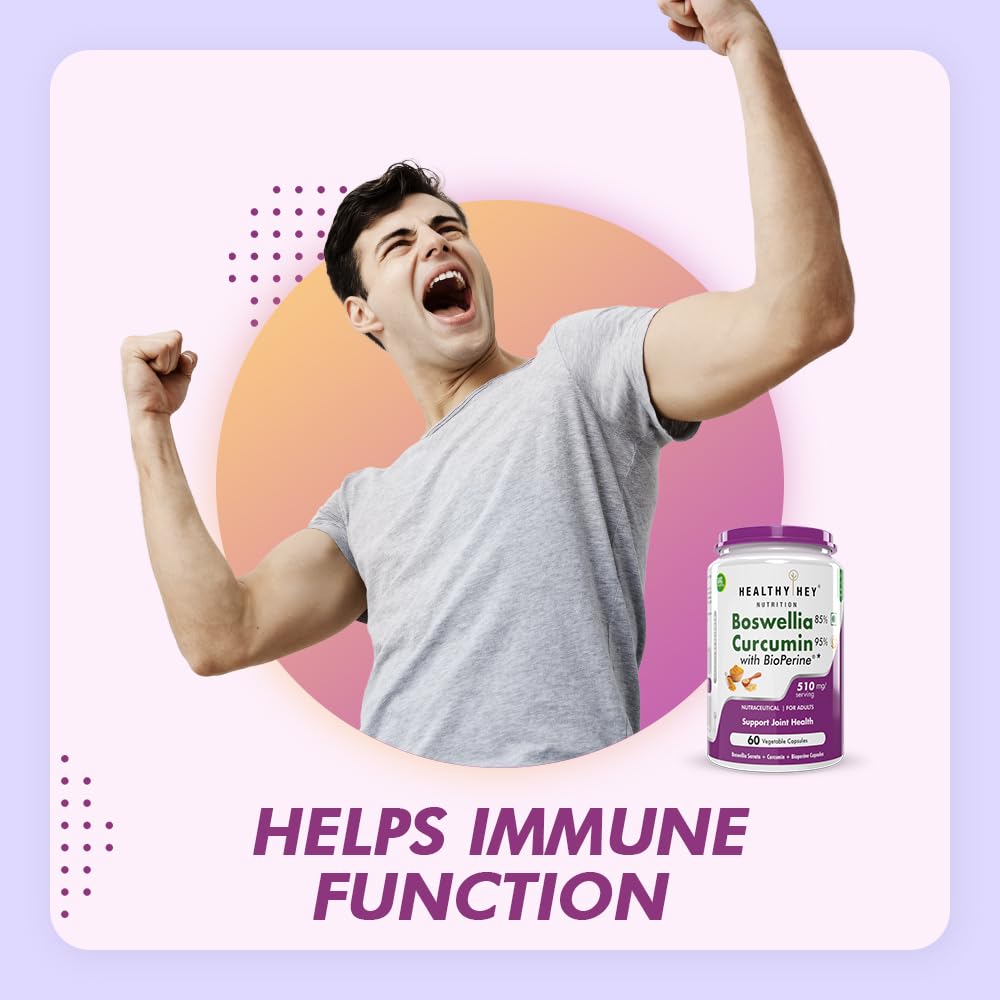 Healthyhey Nutrition BrainFocus - Natural Brain Health Formula for Memory & Focus - 60 Veg Capsules