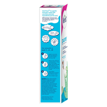 Veet Pure Hair Removal Cream for Women For Sensitive Skin - 100g | Suitable for Legs, Underarms, Bikini Line, Arms