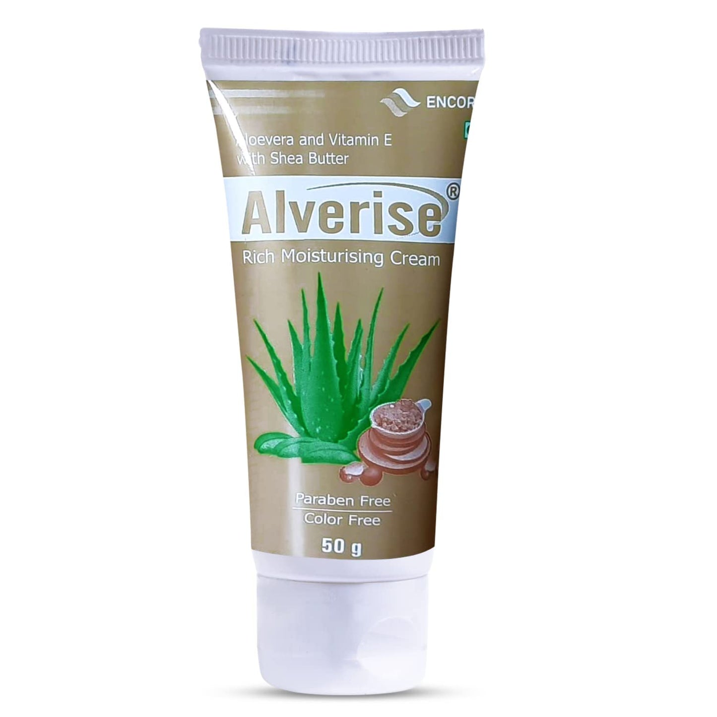 Cream Moisturizer For Face & Body | Aloe Vera, Vitamin E, A & Shea Butter | For Sensitive Skin, Dry Skin | Paraben-Free, Color-Free | Non-Greasy Cream 50 Gm Pack