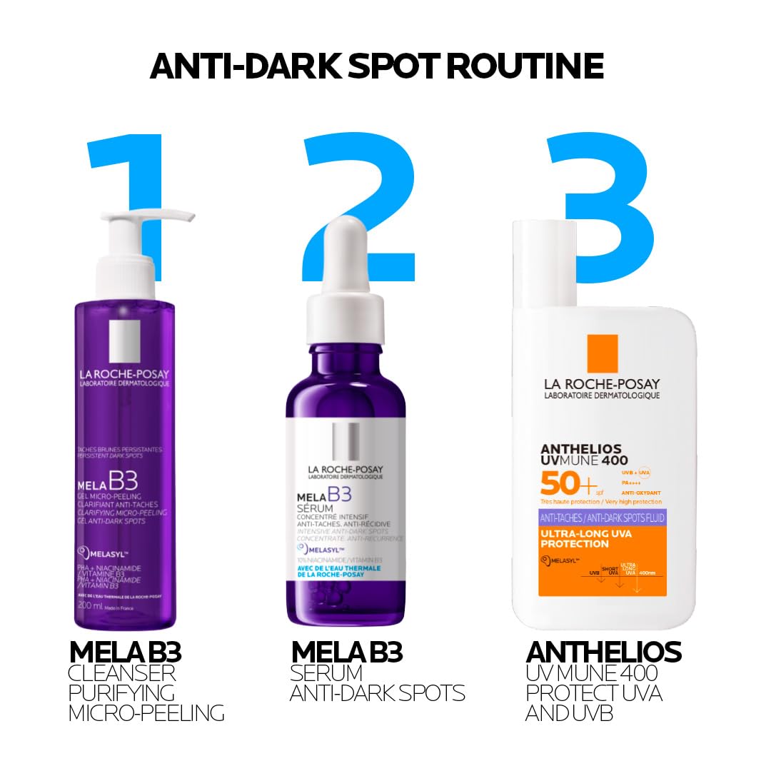 La Roche-Posay Mela B3 Anti-Dark Spot Serum |Corrects Pigmentation, Sun Spots, Age Spots & Post-Acne Marks with Melasyl + 10% Niacinamide for even skin, 30 ml
