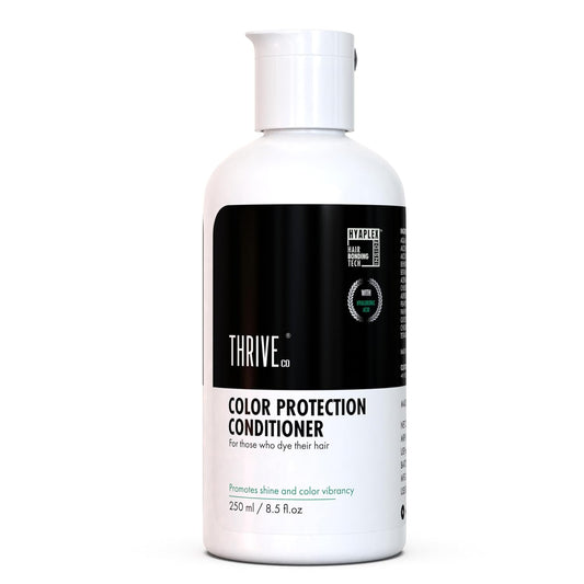 Thriveco Color Protection Conditioner | For Dye & Color Treated Hair | Bond Building Tech HYAPLEXâ„¢ & Hyaluronic Acid | Promotes Shine & Color Vibrancy | For Men & Women | 250ml (conditioner)