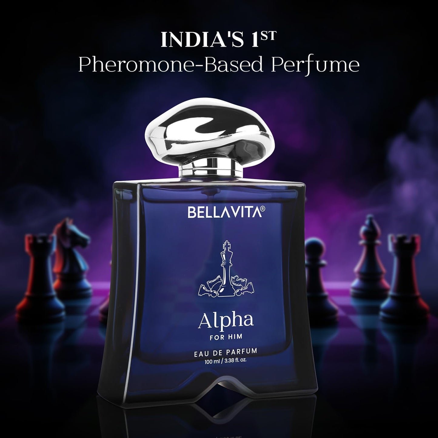 BELLAVITA Mood Collection ALPHA Perfume for Him | Long-Lasting Luxury Perfume | Bold & Sophisticated Perfume For Men, 100ml