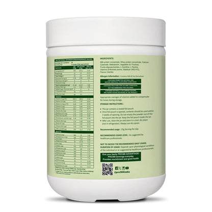 Pro360 Nefro HP Powder â€“ Vanilla Flavour, 400g â€“ High Protein Dialysis Care Nutritional Supplement for Renal Support â€“ Vanilla Protein Powder with L-Taurine, L-Carnitine & Essential Nutrients