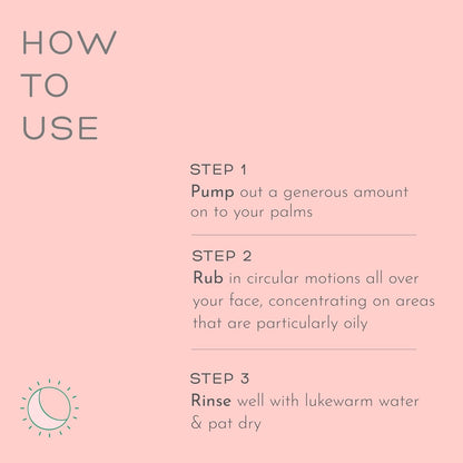 Orimii Gentle Facial Cleanser For Oily Skin | Deep Cleansing Face Wash With Pink Kaolin Clay that Controls Sweat & Acne| Soap Free, Non Comedogenic & Sulphate Free 100ml