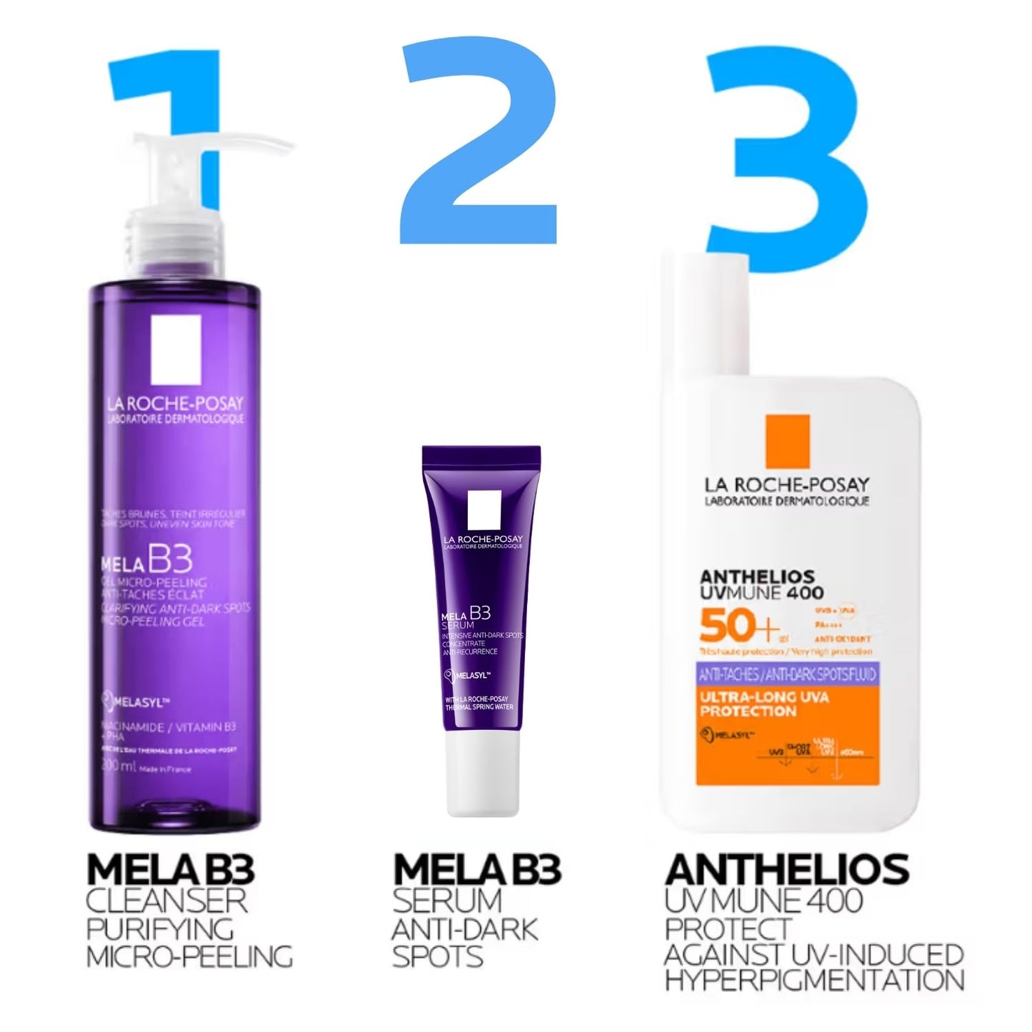 La Roche-Posay Mela B3 Anti-Dark Spot Serum |Corrects Pigmentation, Sun Spots, Age Spots & Post-Acne Marks with Melasyl + 10% Niacinamide for even skin, 10 ml