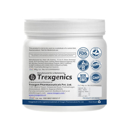 Trexgenics CREATINE MONOHYDRATE ULTRA MICRONIZED, Pure (83 Servings) Energy, Endurance, Sports Performance, Metabolism (250 gm)